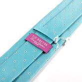 Basilio Light Blue Floral Tie 8cm - Tie Doctor